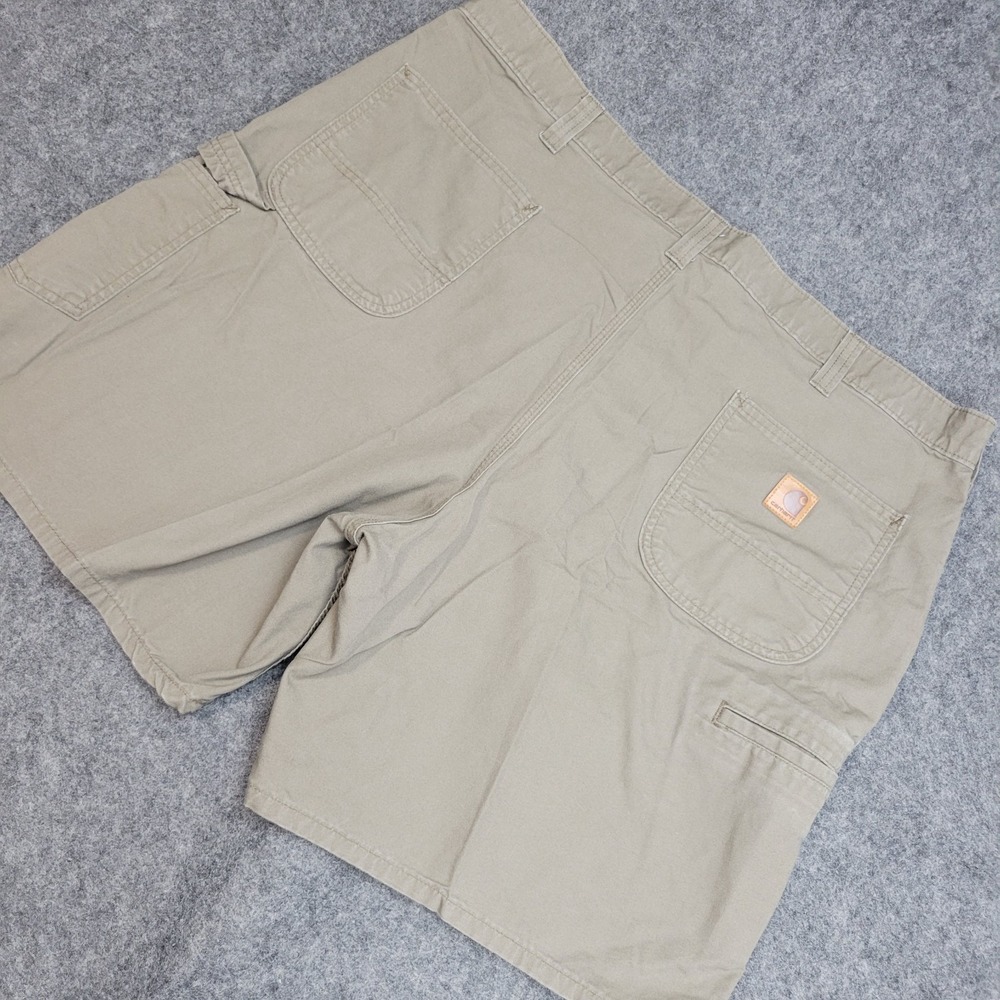 Carhartt Shorts Mens 44 Beige Workwear Utility‎ Outdoor Original Fit Carpenter